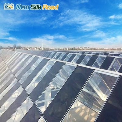 Multi-Span Agricultural Greenhouse with Hot Dip Galvanized Steel Frame and Ventilation